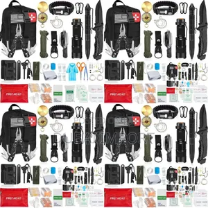142pcs Professional Survival Gear and Equipment