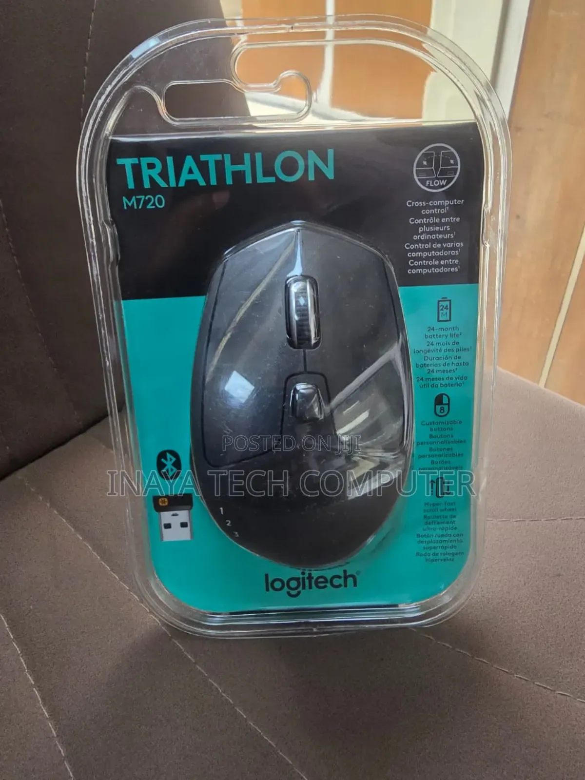 Logitech M720 Triathlon Graphite Mouse