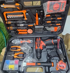 Cordless/Rechargable Drill With Toolbox