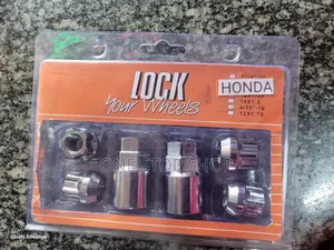 Honda Lock Rim Nut With 2 Key Nuts For