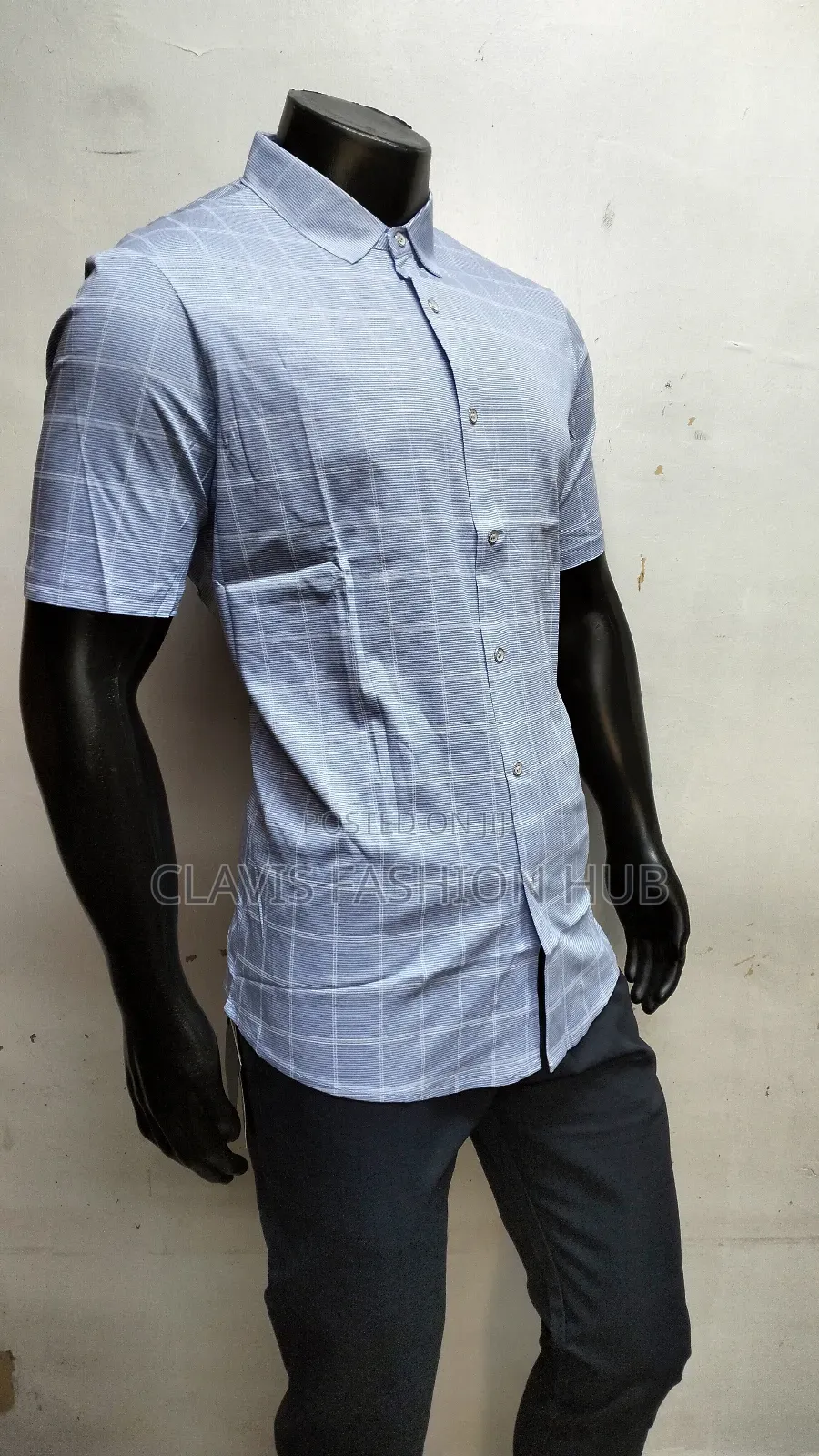 Light Blue Men Shirts