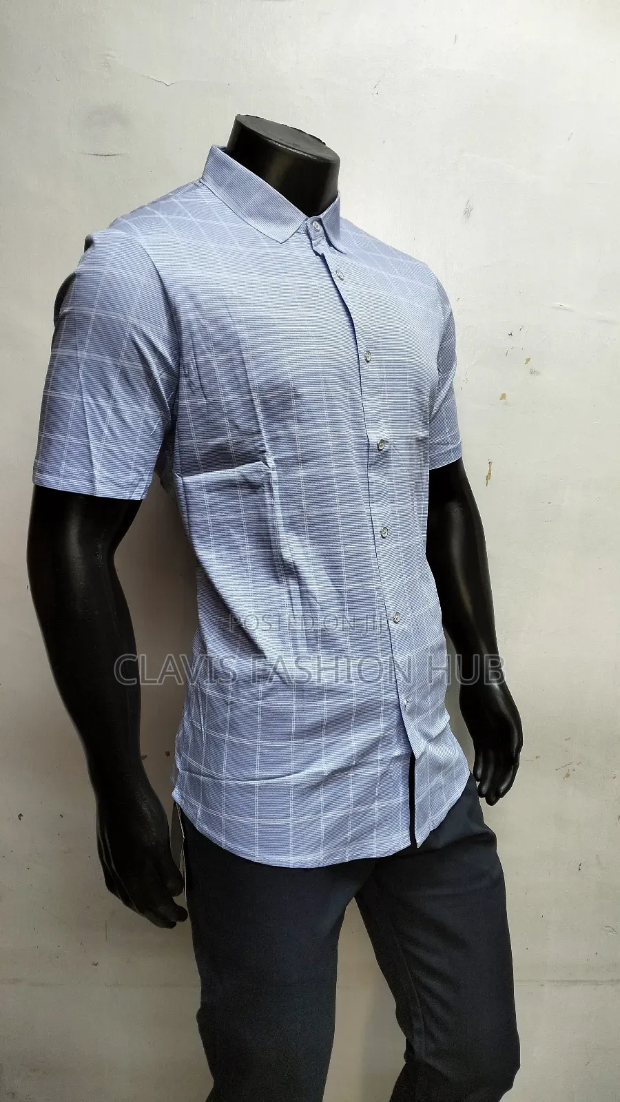 Light Blue Men Shirts