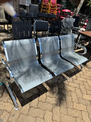 4 Seater Metallic Waiting Bench