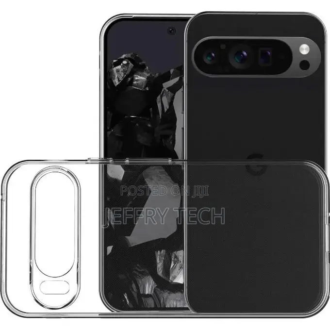 Back Silicone Clear Case Hd Tpu for Google Pixel 9 Pro Xl