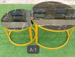 Marble Nesting Coffee Table (Glass Effect) A-o1m