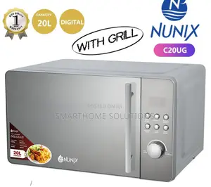 New Model 20l Nunix Digital Microwave + Grill N/Mw