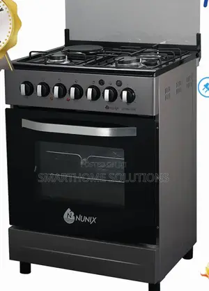 Nunix 60×60 3+1 Free Standing Cooker With Electric Oven N/3g