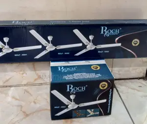 White Roch 56 Inches Rotating Ceiling Fan R/Ch