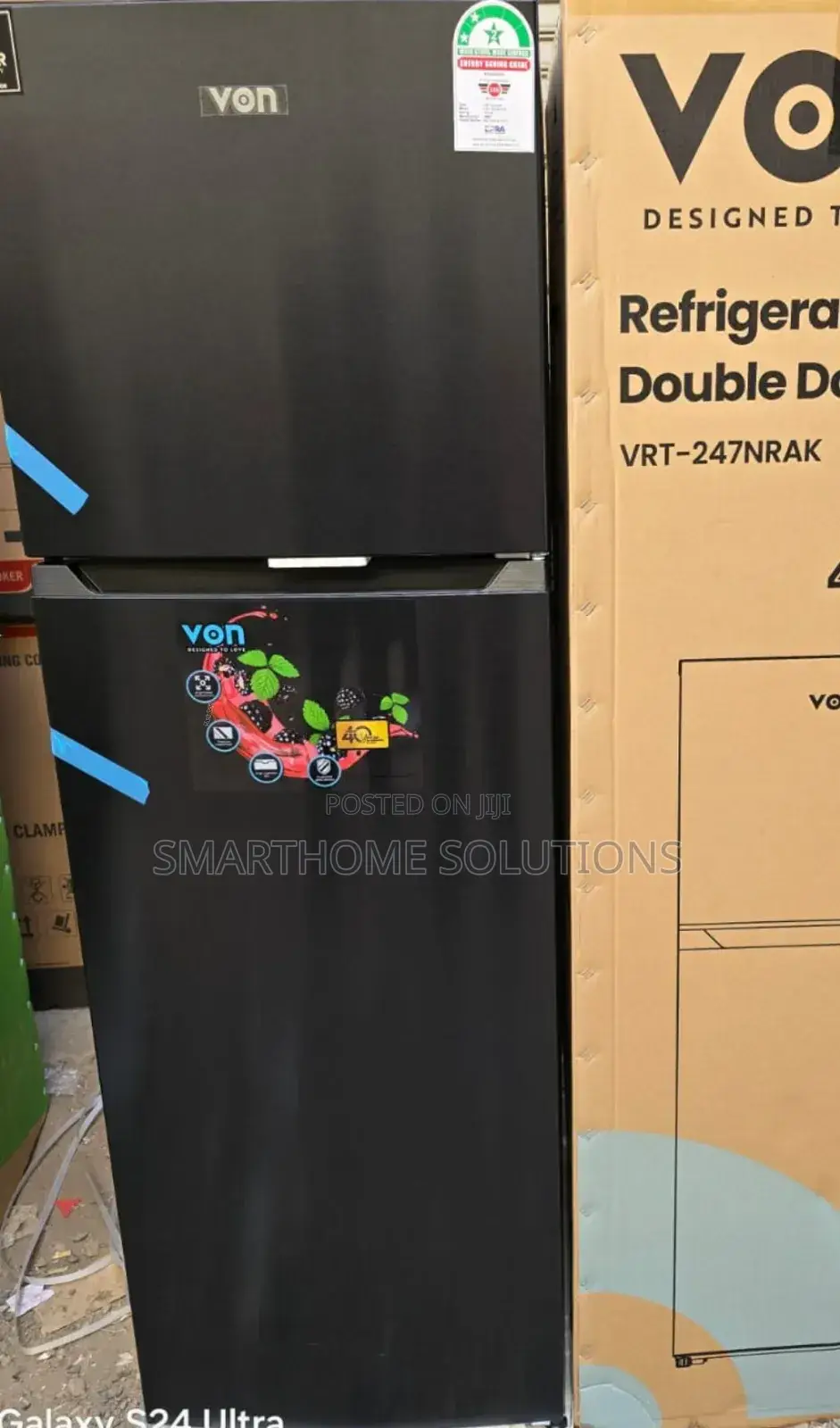 Von 247 Litres Nofrost 2 Door Refrigerator v/247l