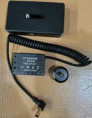 Power Adapter Cable for Npf970 With Lp-E17 Dummy Battery