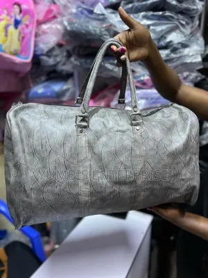 Grey Pu Leather Travelling at Bags Kes 1400