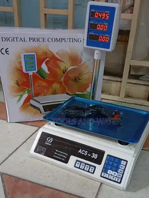 Inbuilt Platform Digital Weight Scale 30kg Max Load Weight