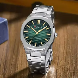 Curren Gents Watch» Curren Silver Green Interior Watch #8456