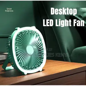 Desk Fans With Night Light Fill Light Fan Cooling Air Lamp
