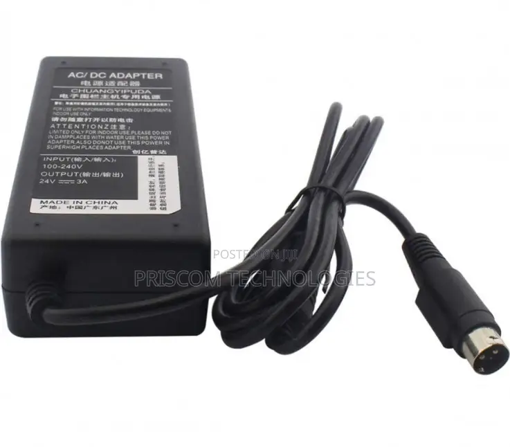 Pos Printer Power Adapter 24v 3a 3pin for Xprinter Epson