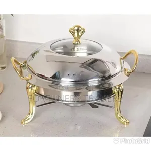 6ltr Stainless Steel Roll-Top Chaffing Dishes