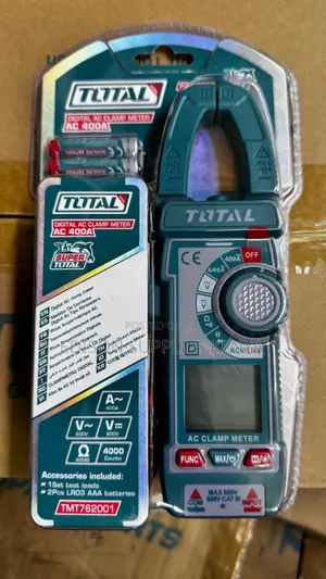Total Digital Clamp Meter Ac 400amps 600volts 4000 Count