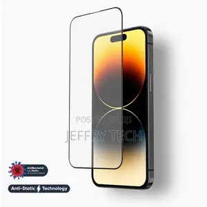 Anti-Static Tempered Glass Screen Protector for iPhone 14pro