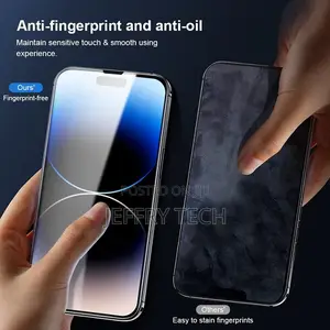 Anti-Static Tempered Glass Screen Protector for iPhone 14pro