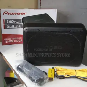 130da Subwoofer Amplified Under Seat Remote and Cable Mounts