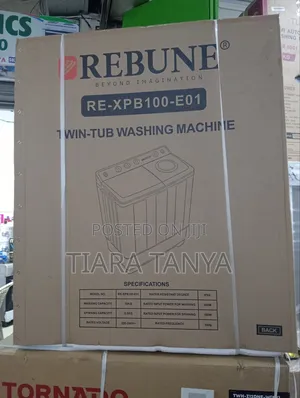10 Kg Rebune Twin Tub Washing Machine Semi Automatic