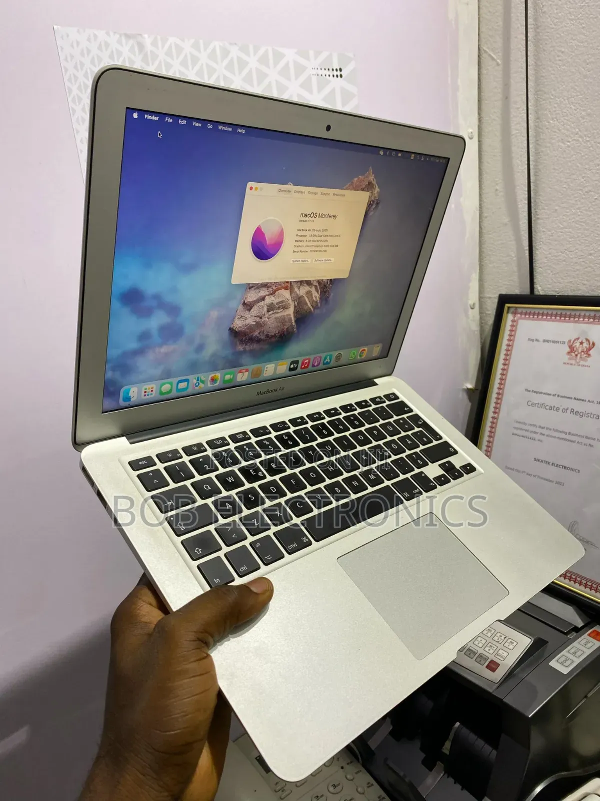 Laptop Apple MacBook 2017 8GB Intel Core I5 SSD 128GB