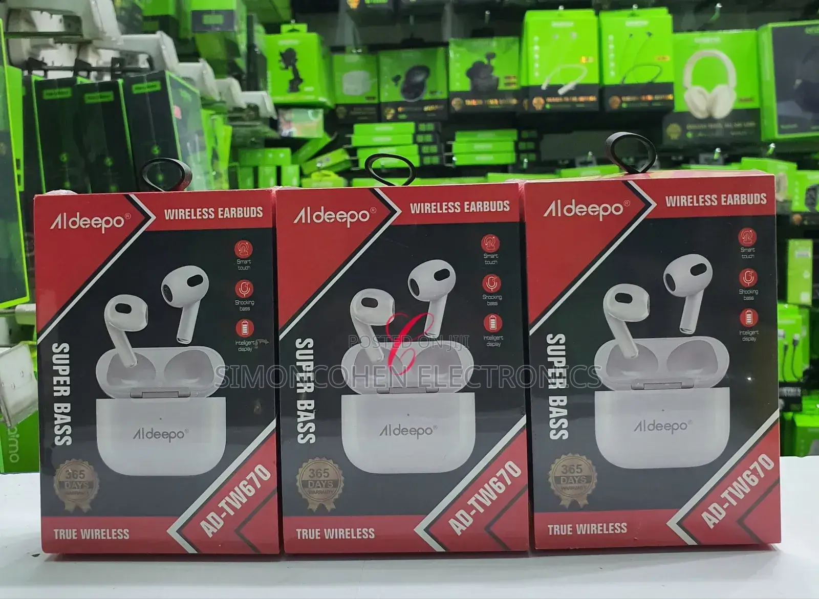 Aldeepo Superbass Wireless Earbuds