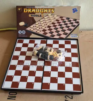 Magnetic Draught Board Game Checkers