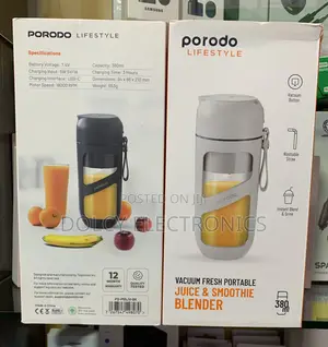 Porodo Lifestyle Vacuum Fresh Portable Juicer