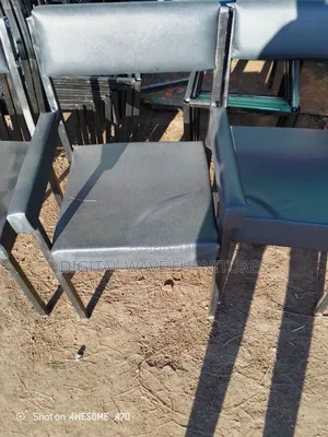 Black Waiting Chair With Hands