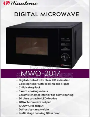 20 Liters Binatone Microwave