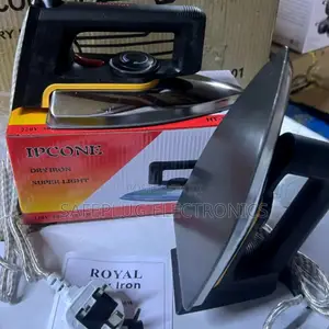 Stainless Ipcone Dry Iron Box - Temperature Control (Black)