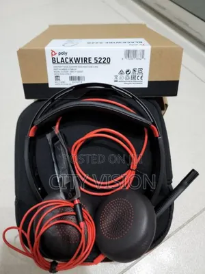 Poly Blackwire 5220 Stereo Usba Wired Headset Bulk Headphone