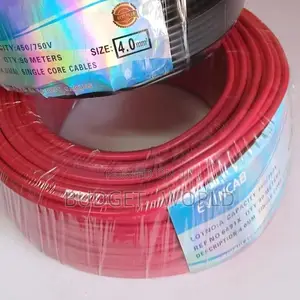 Red/Yellow/Black 4.0mm Single Core Electrical Wiring Cable