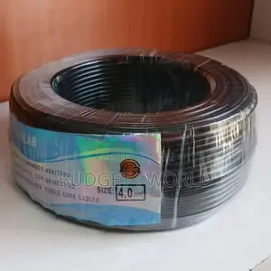 4.0mm Single Core Electrical Wiring Cable ~Black