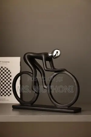 Bicycle Sculpture Ceramic Decor Piece ;22cm X 17cm X 6cm