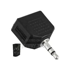 Audio Headphone Cable Cord Adapter Jack Y One to Two Stereo