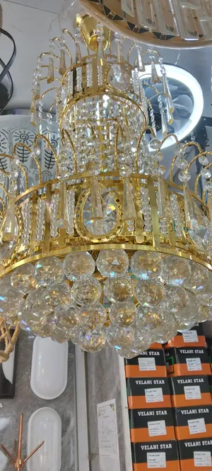 Modern Crystal Chandelier Huge Hanging Pendant Ceiling Light