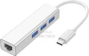 Usb-C to Lan Ethernet, Usb 3.0 and Rj45 10/100mbps Ethernet