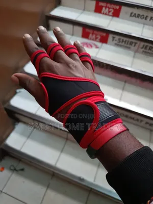 Open Half Gym Gloves * Large