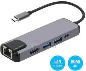 99gems Type C 5 in 1 Adapter Usb 3.1 (Usb C) to Hdmi+ Ethern