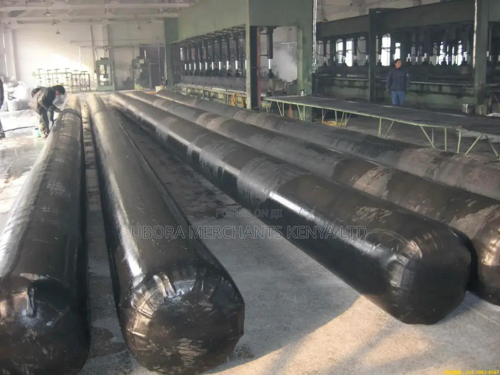 Inflatable Rubber Ball Dock for Culvert 900mm×16m