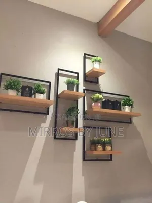 Framed Floating Open Shelves