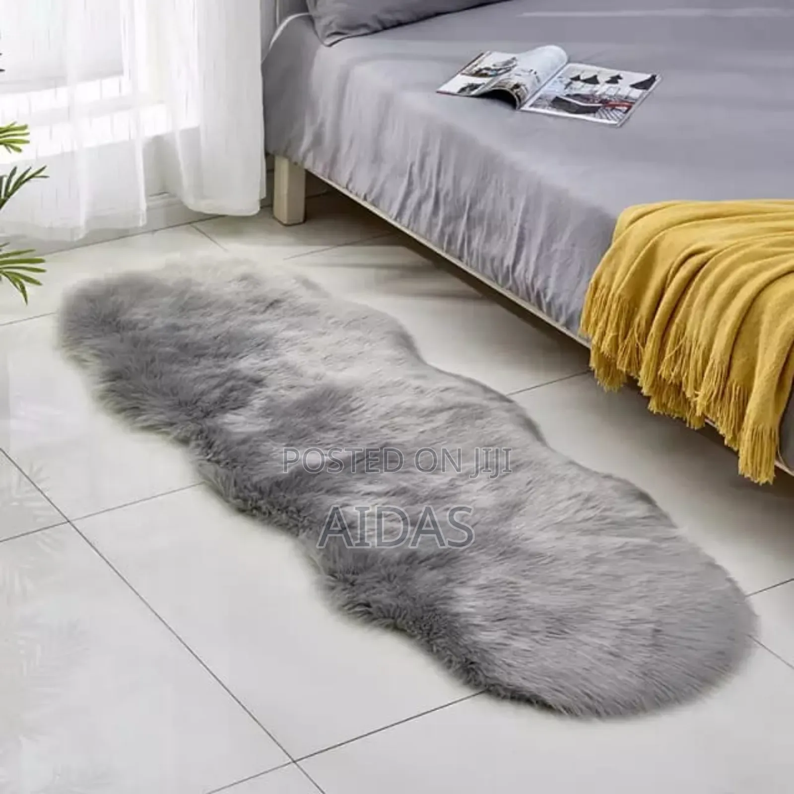 Fox Fur Bedside Mat