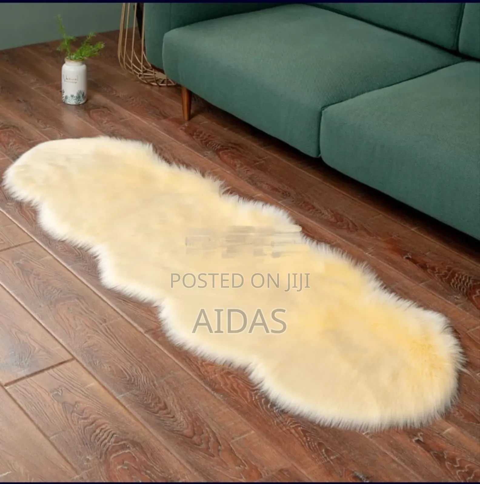 Fox Fur Bedside Mat