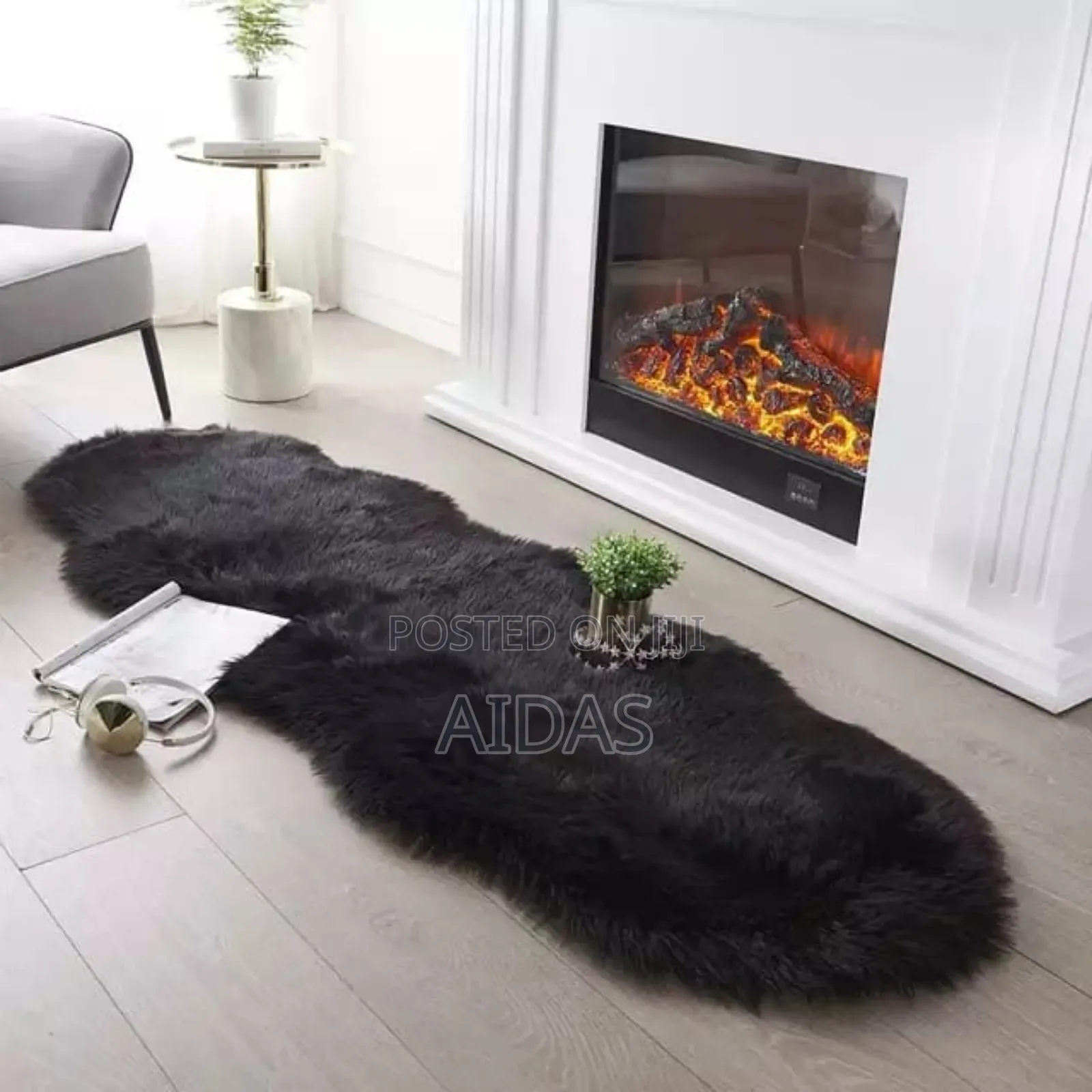 Fox Fur Bedside Mat