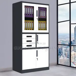 Cabinets:2-Door Office Locking File Cabinet With Safe