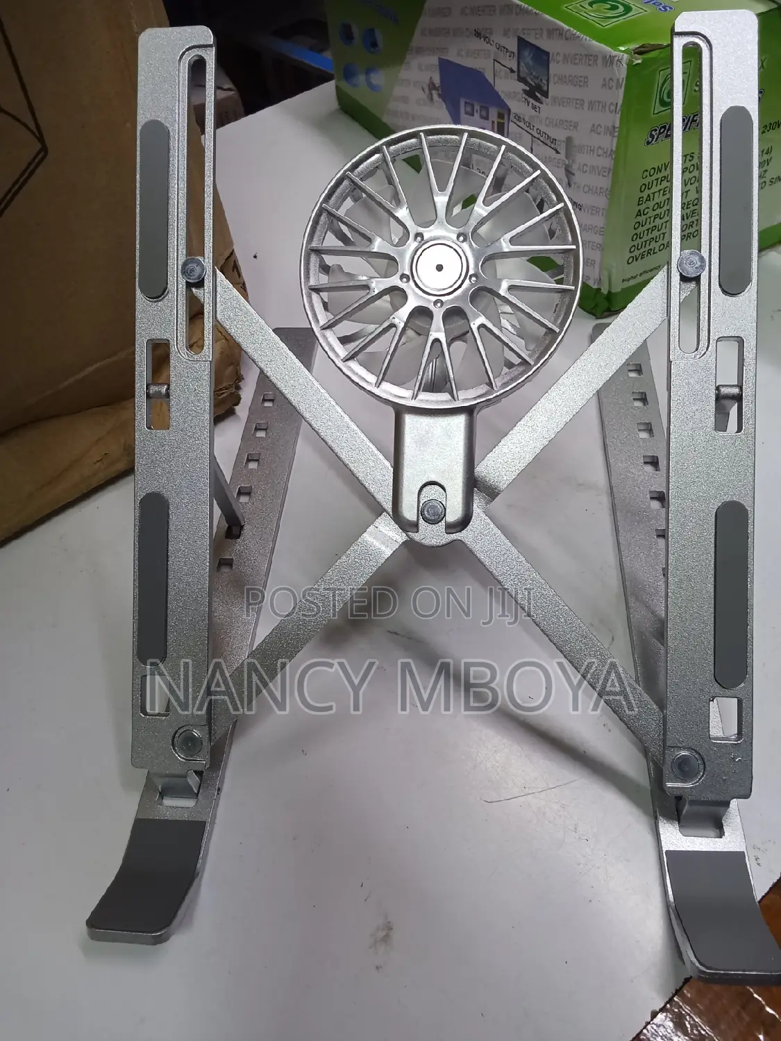 Aluminum Laptop Stand With a Fan
