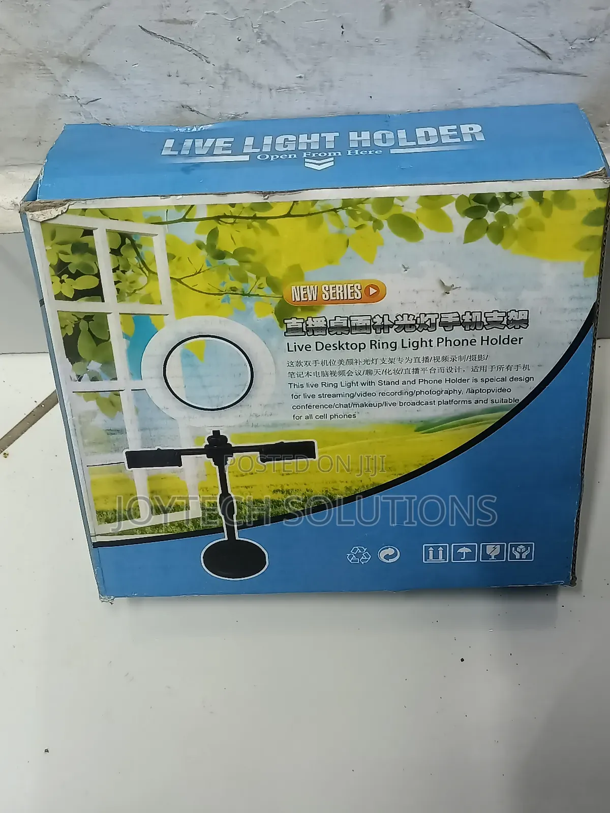 Mini Ring Light With 2 Phone Holders