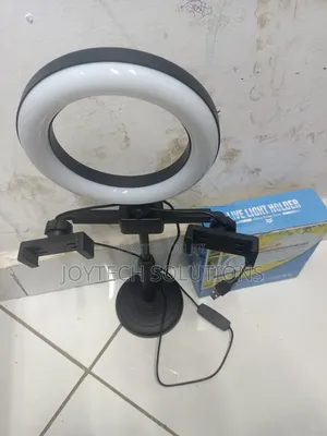 Mini Ring Light With 2 Phone Holders